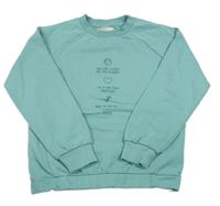 Mátová mikina s potlačou Pocopiano