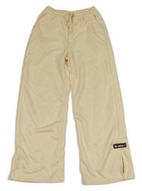 Pudrové teplákové nohavice Shein