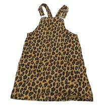 Béžovo-hnedé vzorované rifľové šaty Matalan