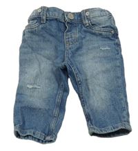 Modré rifle s vyšúchaním H&M