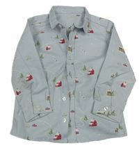 Svetlomodrá košeľa s domečky Dunnes