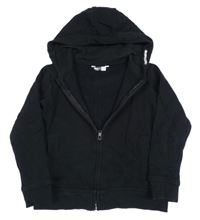 Čierna prepínaci mikina s kapucňou Pep&Co.