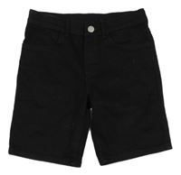 Černé riflové kraťasy H&M