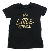 Černé tričko s nápisem Next