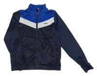 Tmavomodro-modrá športová prepínaci mikina Slazenger