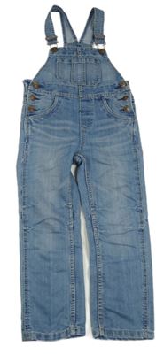 Modré rifľové na traké nohavice C&A