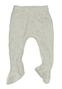 Bílé turecké polodupky s hviezdičkami a nápismi George