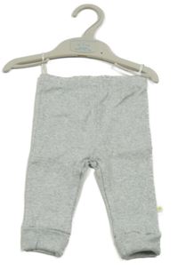 Nové - světlešedé melírované žebrované tepláky LEIGH TUCKER