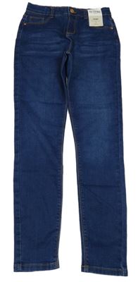 Nové - tmavomodré skinny teplákové rifle Denim Co.