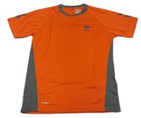 Černé sportovní funkční tričko Hummel