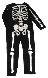 Kostým - Černý overal - kostra