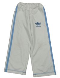 Bílé sportovní tepláky Adidas