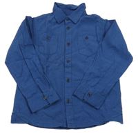 Tmavomodrá puntíkatá košile