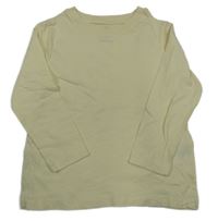 Svetložlté tričko H&M