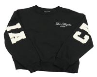 Čierna mikina s nápisom Matalan