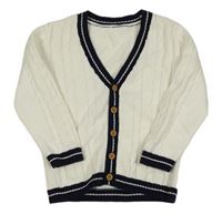 Biely prepínaci sveter Nutmeg