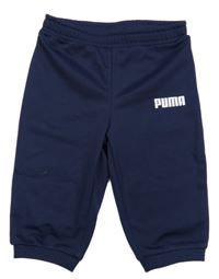 Tmavomodré sportovní tepláky Puma
