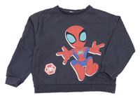 Antracitová mikina so Spidermanem Marvel