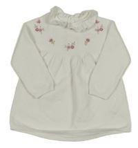 Biele šaty s výšivkami Nutmeg