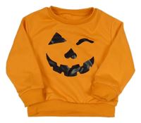 Oranžová mikina s tekvicou