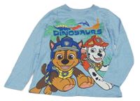 Světlemodré triko s Tlapkovou patrolou Nickelodeon