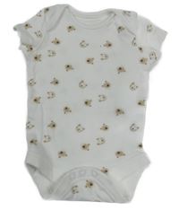 Biele body s medvedíkmi dunnes