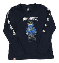Tmavomodré triko s Lego Ninjago