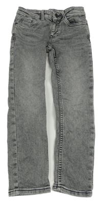 Šedé melírované skinny rifle C&A