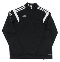 Černo-bílá sportovní mikina Adidas