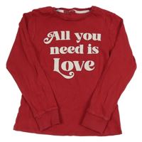 Červené triko s nápisem George