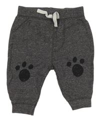 Hnedé melírované tepláky s tlapkami Primark