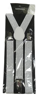 Nové - Strieborné trblietavé traky