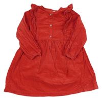 Červené menšestrové šaty Primark