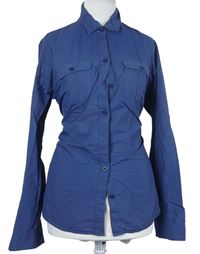 Dámska tmavomodrá vzorovaná blúzka Eddie Bauer