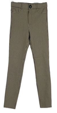 Dámské černo-hnědé vzorované tregíny Zara 