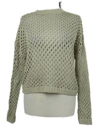 Nové - Dámský béžový háčkovaný svetr Primark 