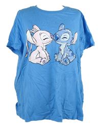 Dámske modré tričko so Stitchem Disney