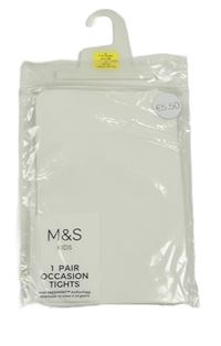 Nové- Bílé silonky M&S