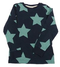 Tmavomodré pyžamové triko s hvězdami Next