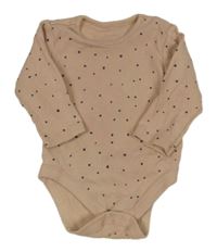 Svetloružové bodkovaná é rebrované body George