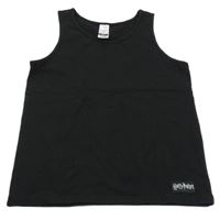 Čierny crop top s nášivkou C&A