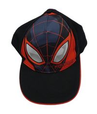 Černo-červená kšiltovka se Spidermanem
