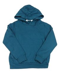 Petrolejová mikina s kapucňou H&M