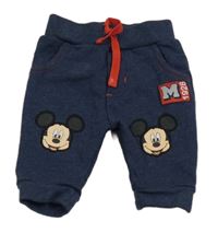 Tmavomodré tepláky s Mickeym Disney