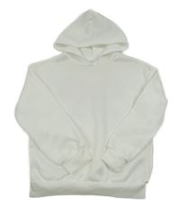 Biela mikina s mašlí na zádech a kapucňou Shein