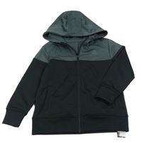 Nové - Tmavošedo-černá sportovní propínací mikina Dunnes