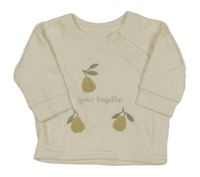 Smotanová mikina s hruškami H&M