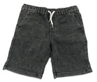 Šedé teplákové riflové kraťasy Y.F.K.