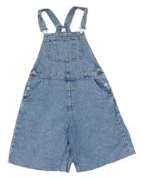 Modré riflové laclové kraťasy Denim Co.