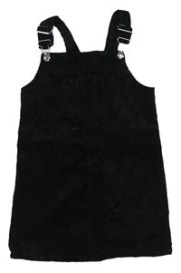 Čierne menšestrové šaty s volánikmi Denim Co.